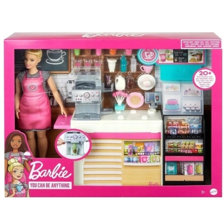 Lalka Barbie Kawiarnia Zestaw You Can Be Anything