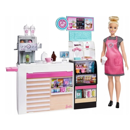 Lalka Barbie Kawiarnia Zestaw You Can Be Anything