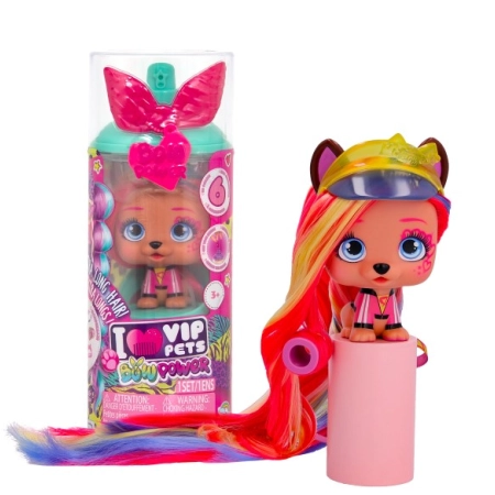 Piesek do stylizacji Vip Pets Aurora Bow Power figurka + akcesoria