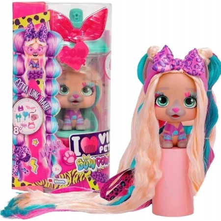 Piesek do stylizacji Vip Pets Kim Bow Power figurka + akcesoria