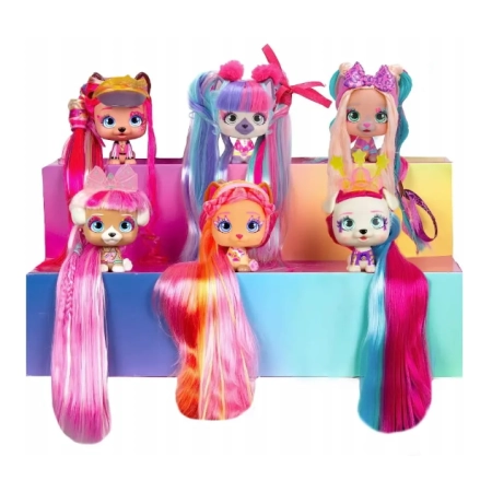 Piesek do stylizacji Vip Pets Natty Bow Power figurka + akcesoria