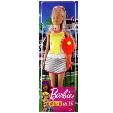 Lalka Barbie 60 lecie Kariera Tenisistka GJL65 HIT