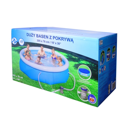 Basen Rozporowy 305x76cm Duży z Pokrywą Bestway 57400