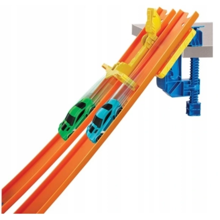 Hot Wheels Podwójny Zjazd Drop Challenge Down tor +2 autka zestaw DNR54