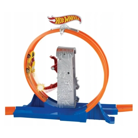 Hot Wheels Action Megarajd Tor + Mega Pętla + 2 Autka zestaw FVJ21 DNN81