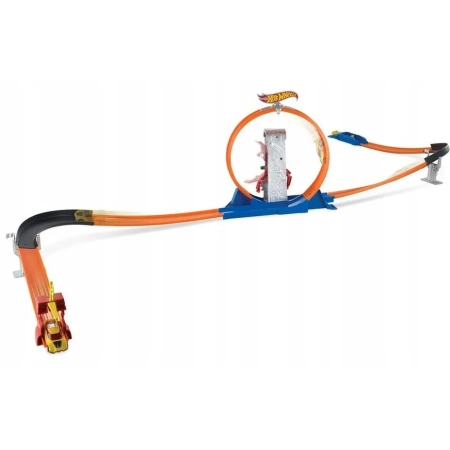 Hot Wheels Action Megarajd Tor + Mega Pętla + 2 Autka zestaw FVJ21 DNN81