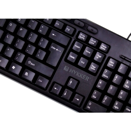 Klawiatura Multimedialna Hykker z diodami Caps/Num