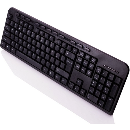 Klawiatura Multimedialna Hykker z diodami Caps/Num