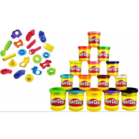 Ciastolina Play-Doh Zestaw Hasbro 15 Tub+ Akcesoria