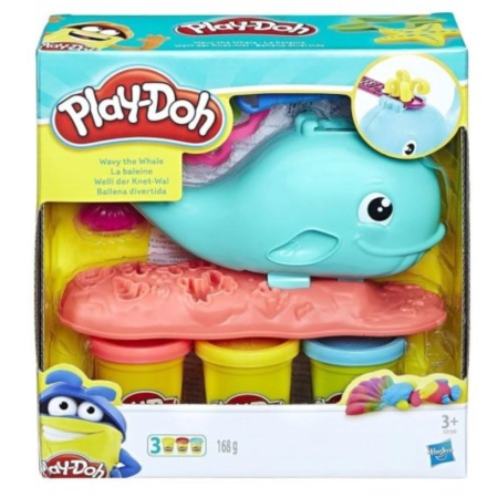 Ciastolina Play Doh Zestaw Wieloryb 3 TUBY E0100