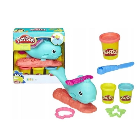 Ciastolina Play Doh Zestaw Wieloryb 3 TUBY E0100