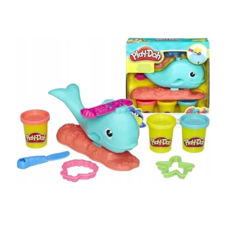Ciastolina Play Doh Zestaw Wieloryb 3 TUBY E0100