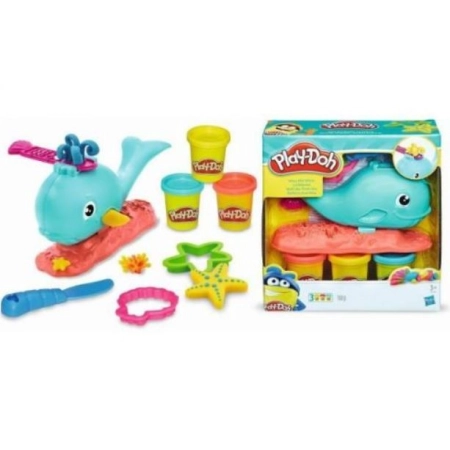 Ciastolina Play Doh Zestaw Wieloryb 3 TUBY E0100