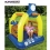 Dmuchany zamek z koszem Trampolina 173x154x146cm