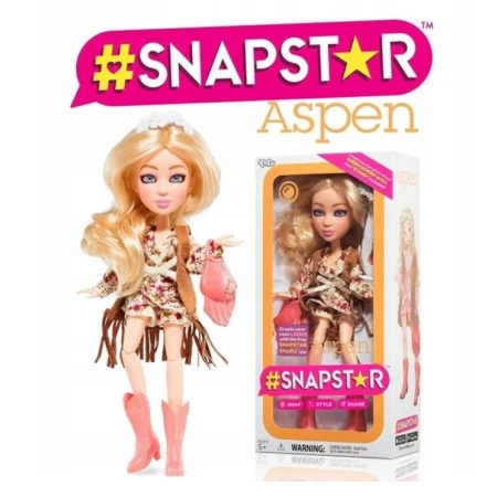 SNAPSTAR YULU Lalka Aspen + Akcesoria + Aplikacja
