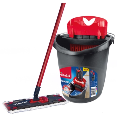 Vileda UltraMax Box zestaw Mop Wiadro Wyciskacz
