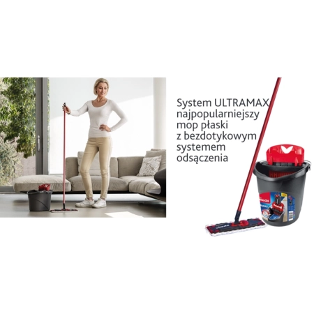 Vileda UltraMax Box zestaw Mop Wiadro Wyciskacz
