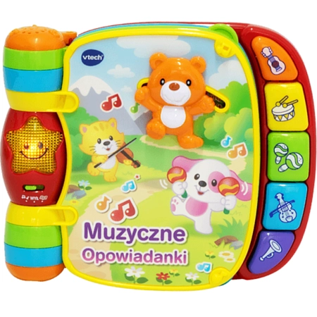 VTech Interaktywna Książeczka Muzyczne Opowiadanki 6m+