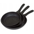 Komplet patelni Ambition Esteral 20/24/28 cm czarne