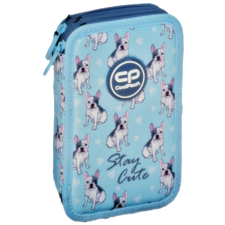 Piórnik Szkolny z Wyposażeniem Podwójny Pieski Stay Cute Jumper 2 CoolPack