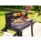 Ogrodowy Grill Węglowy BBQ chromowany ruszt + rożen półki kółka Countryside