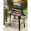 Ogrodowy Grill Węglowy BBQ chromowany ruszt + rożen półki kółka Countryside