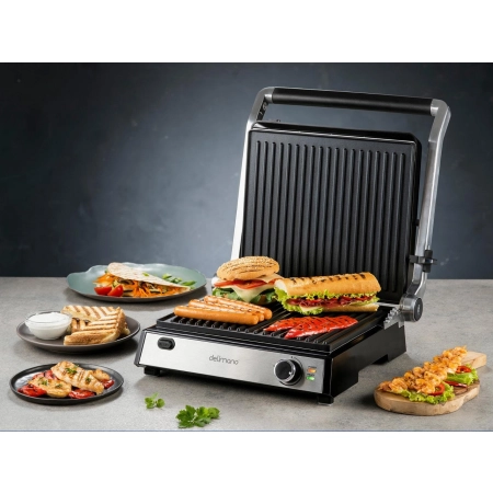 Elektryczny grill rozkładany 3w1 2000W Delimano