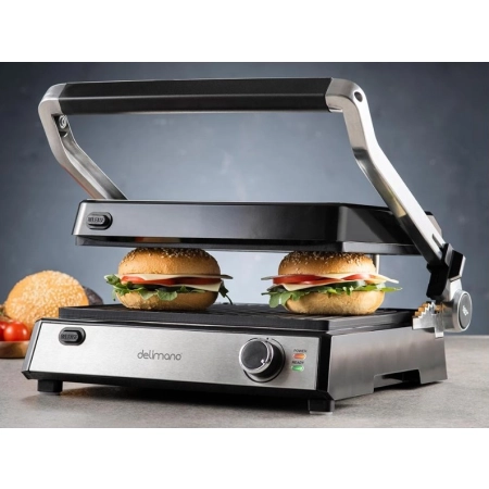 Elektryczny grill rozkładany 3w1 2000W Delimano