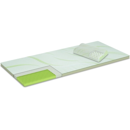 Materac nawierzchniowy + poduszka Topper 5 cm Nature's Aloe Vera Dormeo