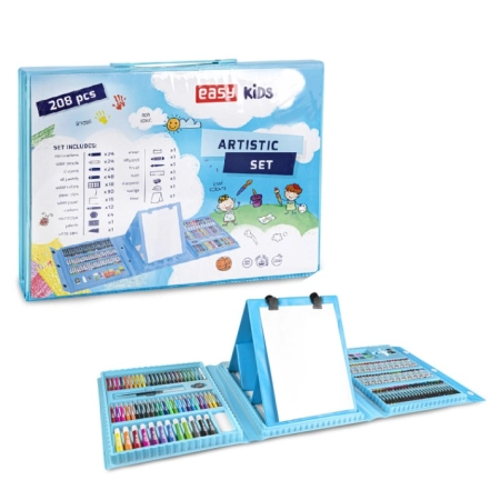 Zestaw artystyczny w walizce 208 el. do malowania rysowania Easy Kids