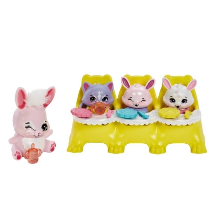 Zestaw Enchantimals Baby Best Friends Lalka Bree Bunny 12 niespodzianek