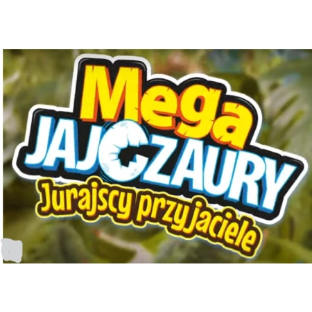 Maskotaka z dźwiękiem zielony dinozaur w jajku Megajajozaury Epee