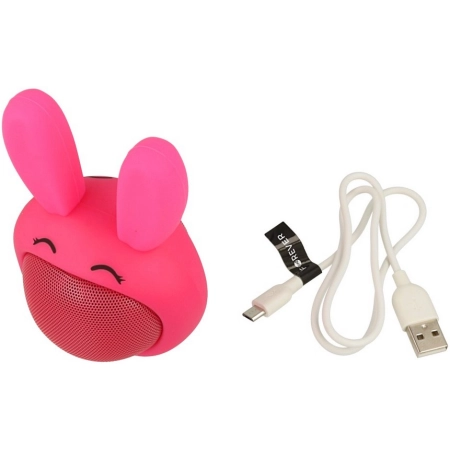 Głośnik Forever Sweet Animal ABS-100 różowy królik Multimedialny Bluetooth