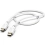 Hama Kabel USB-C do telefonu 1,5m QC Szybkie Ładowanie Pozłacany biały - Zdj. 1