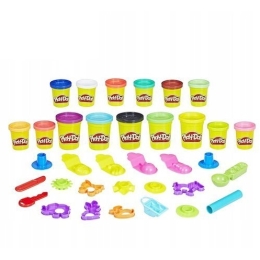 Ciastolina Play-Doh Zestaw Hasbro 15 Tub+ Akcesoria