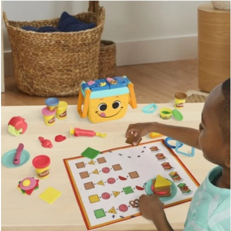 Ciastolina Play-Doh,Starters,Piknik i nauka kształtów 6 tub Hasbro