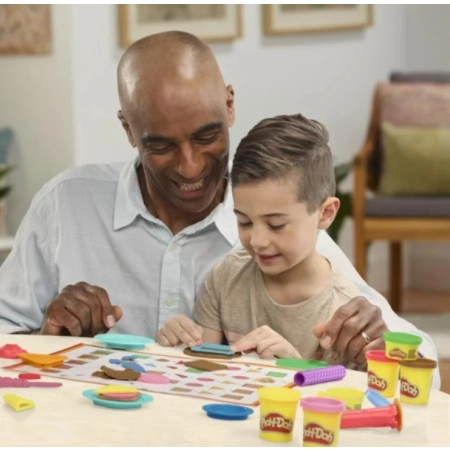 Ciastolina Play-Doh,Starters,Piknik i nauka kształtów 6 tub Hasbro