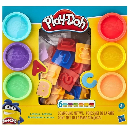 Ciastolina Play-Doh Literki 6 tub+literki