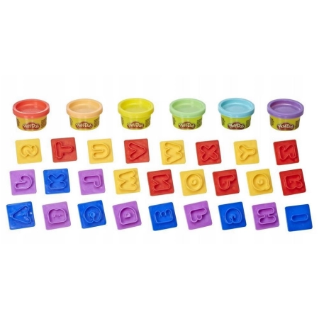 Ciastolina Play-Doh Literki 6 tub+literki