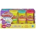Ciastolina Play-Doh błyszcząca 6 tub + 2 wykrawacze Hasbro