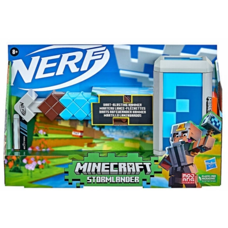 Wyrzutnia Młot NERF Minecraft Stormlander