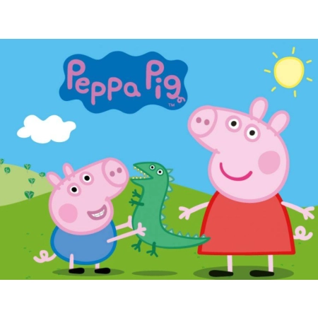 Figurki Świnka Peppa i George zestaw dwóch figurek Hasbro