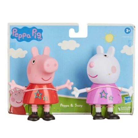 Figurki Świnka Peppa i Suzie zestaw dwóch figurek Hasbro