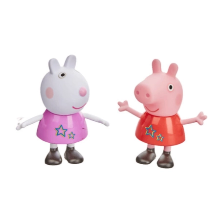 Figurki Świnka Peppa i Suzie zestaw dwóch figurek Hasbro