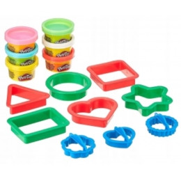 Ciastolina Play-Doh Kształty 6 tub+ foremki