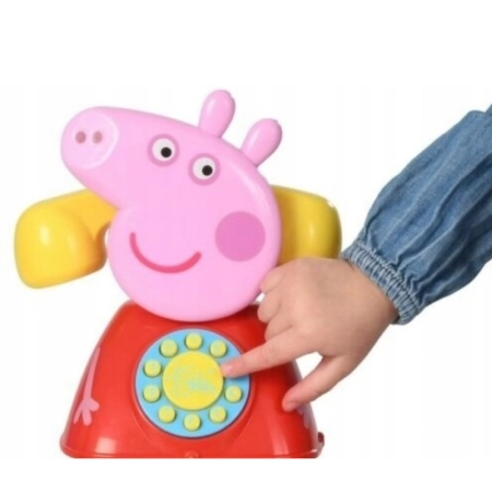 Telefon Świnki Peppy z Dźwiękiem Dzwoni Gra 18m+