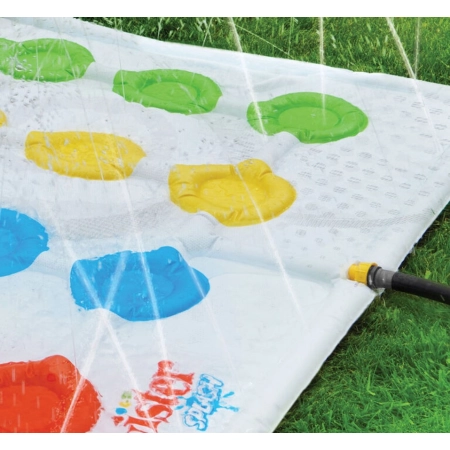 Twister Splash Mata Wodna Gra Plenerowa z Natryskiem Hasbro