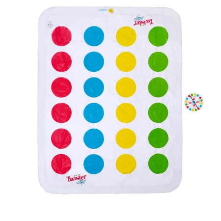 Twister Splash Mata Wodna Gra Plenerowa z Natryskiem Hasbro