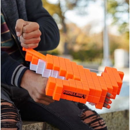 Wyrzutnia Łuk Kusza Nerf Minecraft Pillagers