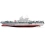 Zdalnie sterowany statek RC 75cm Lotniskowiec USS Wasp 1:350 2,4GHz